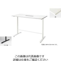 ナイキ 会議用テーブル (矩形・H1000) (配線ボックス付) MPH1275H-BH 1台 212-1927（直送品）