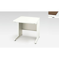 NAIKI 平デスク XEHH型/天板:ダークウォールナット 本体:クリアーホワイト/W800×D700×H720 XEHH087F-WWN（直送品）