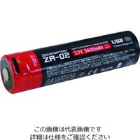 冨士灯器 ZEXUS LEDヘッドライト専用リチウム電池 ZRー02 3400mAh ZR-02 1個 195-0762（直送品）