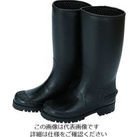 トラスコ中山 TRUSCO 防寒レインブーツ ブラック L TR100MU-BK-L 1足 195-1357（直送品）