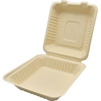 パックスタイル ＢＢ竹バガスランチトレー　２００ー２２０ 649702 1セット（200枚：50枚×4袋）