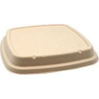 パックスタイル BB竹バガス弁当 N23ー23F 共蓋 300枚(50×6) 653869 1ケース(300枚入(50枚×6袋))（直送品）