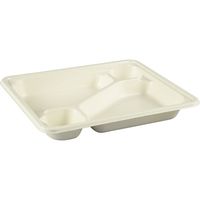 パックスタイル WB麦バガス弁当 24ー20C ラミ 300枚(50×6) 653881 1ケース(300枚入(50枚（直送品）
