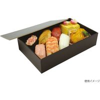 パックスタイル 黒内朱　貼箱１．５合　60セット(10×6) 654716（直送品）