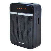ポータブル拡声器　ハンズフリー/USB充電/リチウム電池内蔵/FMラジオ搭載/MP3再生　F.R.C ポータブル拡声器 NX-BV10　1個
