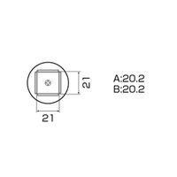 白光 A1261B ノズル/QFP20X20用 1個（直送品）