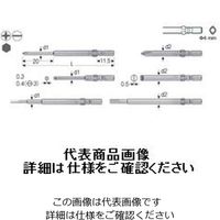 ベッセル（VESSEL） D73（+）0X2X20X80（K） ドライバービット D73（+）0X2X80（K） 1セット（10本）（直送品）