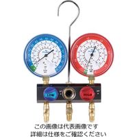 AーGas Japan R22、R12、R502用80Φゲージ付ボールバルブマニホールド FS-702A-10 1式（直送品）