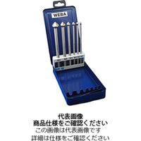 WEBA HSSカウンターシンク No.1~7 90°3枚刃 HSS 6本組セット No.5 6本組 No.56ホンクミ 1セット（直送品）
