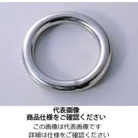 ひめじや SUS304 溶接丸カン 節取品 R-19X130 1個（直送品）