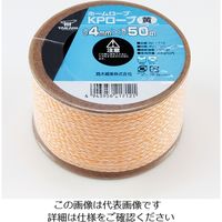 高木綱業 ホームロープ クレポリ 黄 ボビン巻 22ー1712 1セット(5個)（直送品）