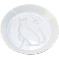ヤマコー 浮絵小皿 10枚セット ねこ 89822 1セット（直送品）