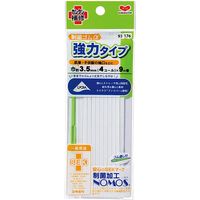 KAWAGUCHI 制菌ゴムα 強力タイプ ゴム通し付 4コール 3.5mm×9m巻 白 93-176 1セット(1個×3)