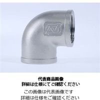 オーエヌ工業 L90°エルボ 8A 304L-8A 1個（直送品）