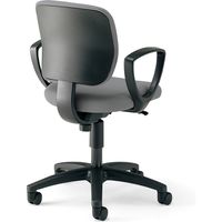 【組立設置込】コクヨ EAZA 背樹脂 固定肘 ウレタン巻キャスター ソフトグレー CR-G181F6GEE3-VN 1脚（直送品）