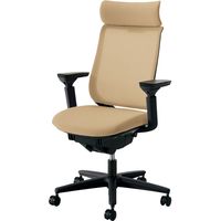 【組立設置込】コクヨ Mitra オフィスチェア メッシュ アディショナルバック 可動肘 ランバーサポート無 BK×ソフトベージュ 1脚（直送品）