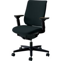 【組立設置込】コクヨ Mitra オフィスチェア 布張 スタンダードバック 可動肘 ランバーサポート付 ブラック 1脚（直送品）