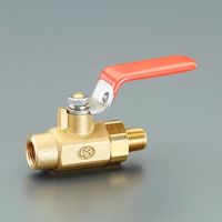 エスコ Rc1/8”x R1/8” ミニボールバルブ EA425AG-91 1セット(10個)（直送品）