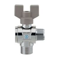 カクダイ アングル型ボールバルブ 650ー402ー13 1個（直送品）