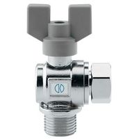 カクダイ アングル型ボールバルブ(片ナットつき) 650ー415ー20 1個（直送品）