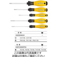 Wiha ソフトフィニッシュESD トルクスドライバーセット(5本組) HSR725ESDTX5 1セット（直送品）