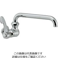 カクダイ 厨房用左ハンドル横形自在水栓 724ー507ー13QR 724-507-13QR 1個（直送品）