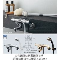 カクダイ 2ハンドルシャワー混合栓（一時止水） 139-020