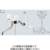 カクダイ 2ハンドルシャワー混合栓 139-801