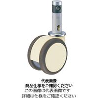 ハンマーキャスター 707K 樹脂製双輪メディカルタイプ 707KーFA1ー100 1個（直送品）