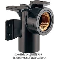 カクダイ 樹脂製両座付水栓エルボ 619ー325ー13 1個（直送品）