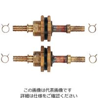 カクダイ ユニットバス貫通金具(ペア耐熱管用) 416ー450 1個(2個)（直送品）