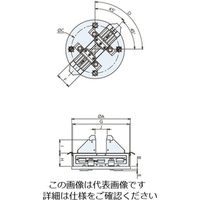 ナベヤ（NABEYA） Qロック内蔵丸型交換用プレート（5軸バイス付き