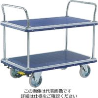 エヌケーキャリーキャスター スチール製ワゴン台車 BSー505BR 1台（直送品）