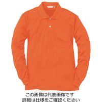 アルトコーポレーション 長袖ポロシャツ オレンジ S CL-333-12-S 1枚（直送品）
