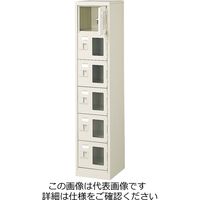 三島精器 シューズボックス(1列6段 6人用 扉付) BST1ー6WMXN 1台（直送品）