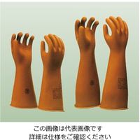 ヨツギ ヨツギYSー101ー28ー02 高圧ゴム手袋 405mm 中 YS-101-28-02 1双（直送品）