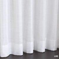 川島織物セルコン ウォッシャブル 防炎 遮熱 ミラーレースカーテン 2000×1760mm ライトベージュ 1セット(2枚入)（直送品）