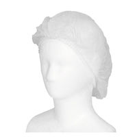 【使いきりキャップ】川西工業 不織布 使いきりヘアキャップ  ホワイト #7045-W 1セット（2000枚：100枚入×20箱）