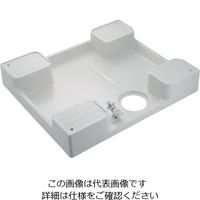 カクダイ 洗濯機用防水パン(水栓つき) 426ー502KーW 426-502K-W 1個（直送品）