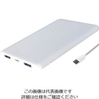 カシムラ モバイルバッテリー5000mAh typeーC WH AJ-603 1個（直送品）