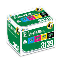 ブラザー用　G&G　互換インク　HBB-3139-4PK（LC3139-4PK互換）　4色パック（大容量）（わけあり品）