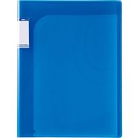 セキセイ アクティフV 14ポケットフォルダー A4(見開きA3)コバルトブルー ACT-5914-14 1セット(2冊)