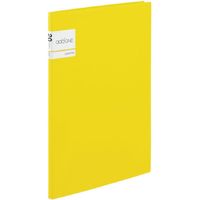 セキセイ アドワン クリアーファイル A4S タテ入 20ポケット イエロー AD-2021-50 1セット(3冊)