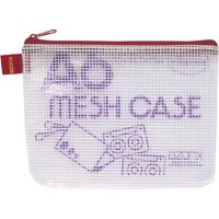 セキセイ アゾン　メッシュケース　Ａ６サイズ　レッド　　 AZ-40-20 3冊