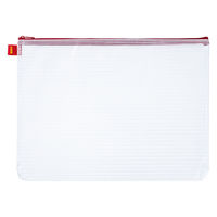 セキセイ アゾン メッシュケース A4サイズ レッド AZ-75-20 2冊