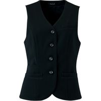 アイトス HERO’S UNIFORM ベスト ブラック 21号 HCV8600（直送品）