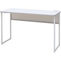 ハピラ タップ付きデスク W1200 ホワイト HPF0204-125WH 1台（直送品）