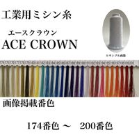 大貫繊維 工業用ミシン糸　エースクラウン#50/3000m　200番色 asc50/3000-200 1本（3000m巻）（直送品）