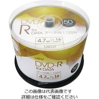 リーダーメディアテクノ ブランクメディアディスク DVDーR 50枚入 L-DD50P 1パック(50枚) 3-664-12（直送品）