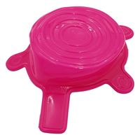 DWK Life Sciences フラスコ用シリコンリッド φ64~76mm ピンク 291102115 1枚 4-2026-04（直送品）